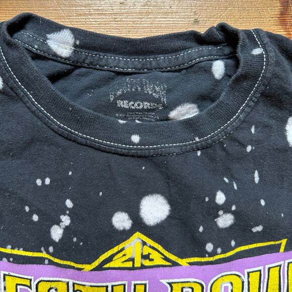 Death Row Records black splatter bleach retro car short sleeve shirt SIZE S - Picture 3 of 4